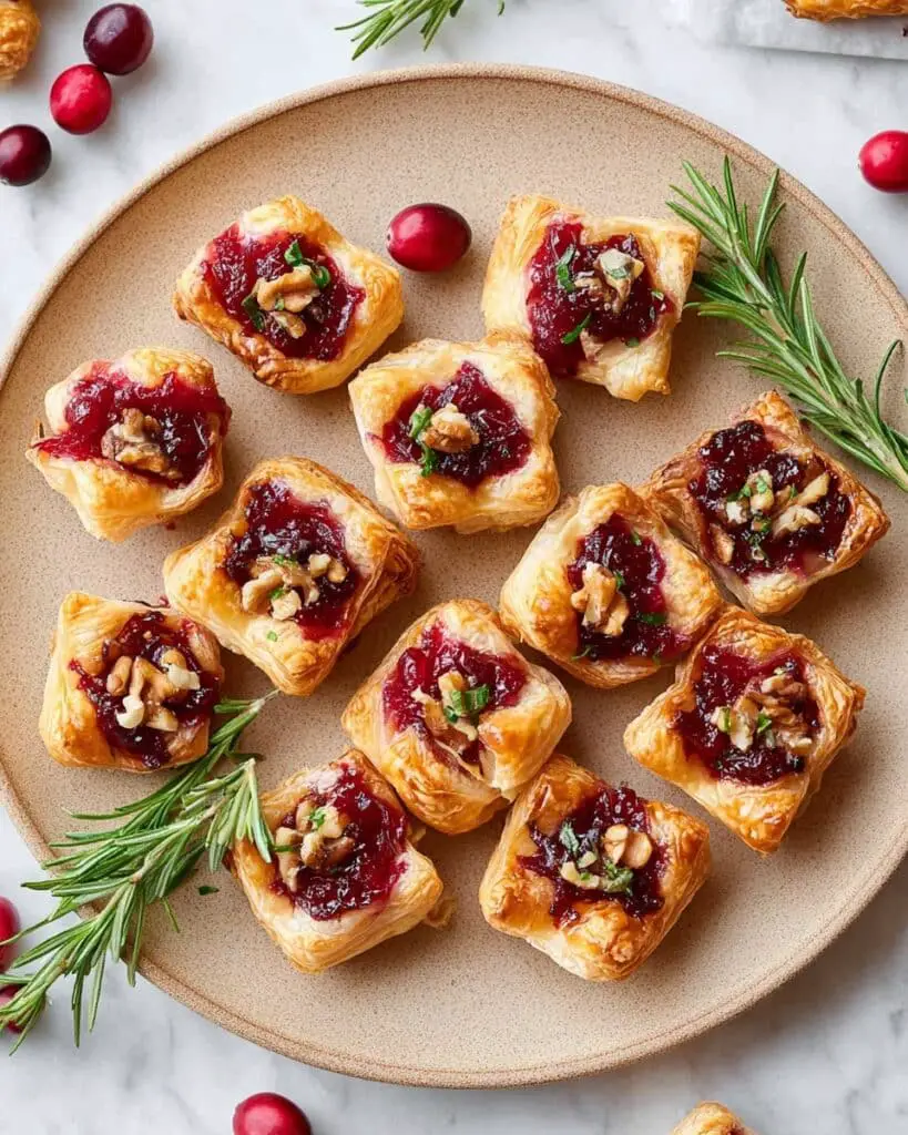 Cranberry Brie Bites Recipe