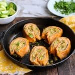 Spicy Salmon Sticky Rice Roll Ups Recipe