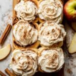 Apple Cinnamon Rolls with Cream Cheese Frosting Recipe