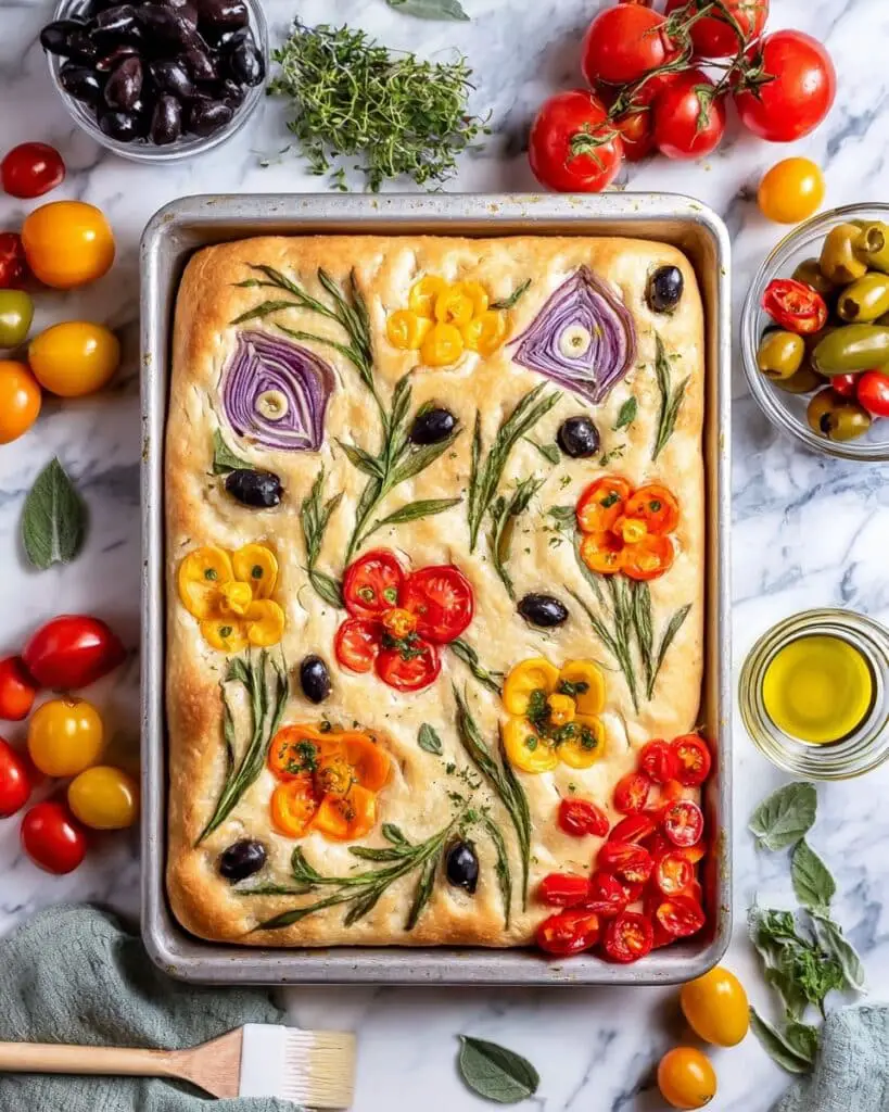 Focaccia Bread Art Recipe