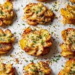 Garlic Parmesan Crispy Smashed Potatoes Recipe