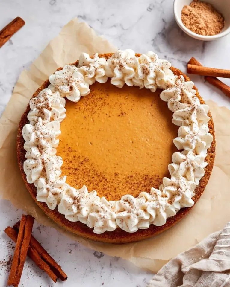 Cinnamon Swirl Pumpkin Cheesecake Recipe