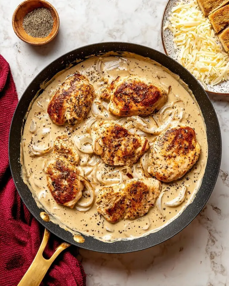 Creamy Caramelized Onion Chicken Recipe