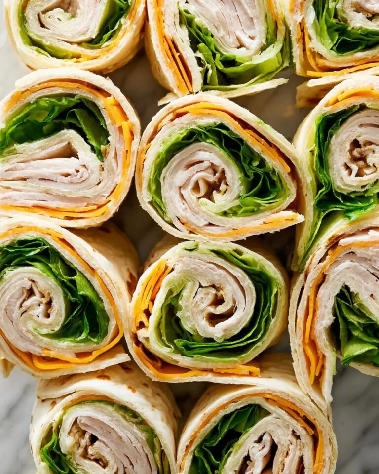 Turkey Pinwheel Sandwiches Recipe