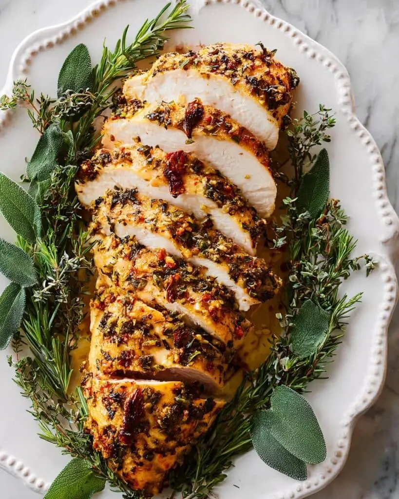 Air Fryer Herb-Infused Turkey Breast Recipe