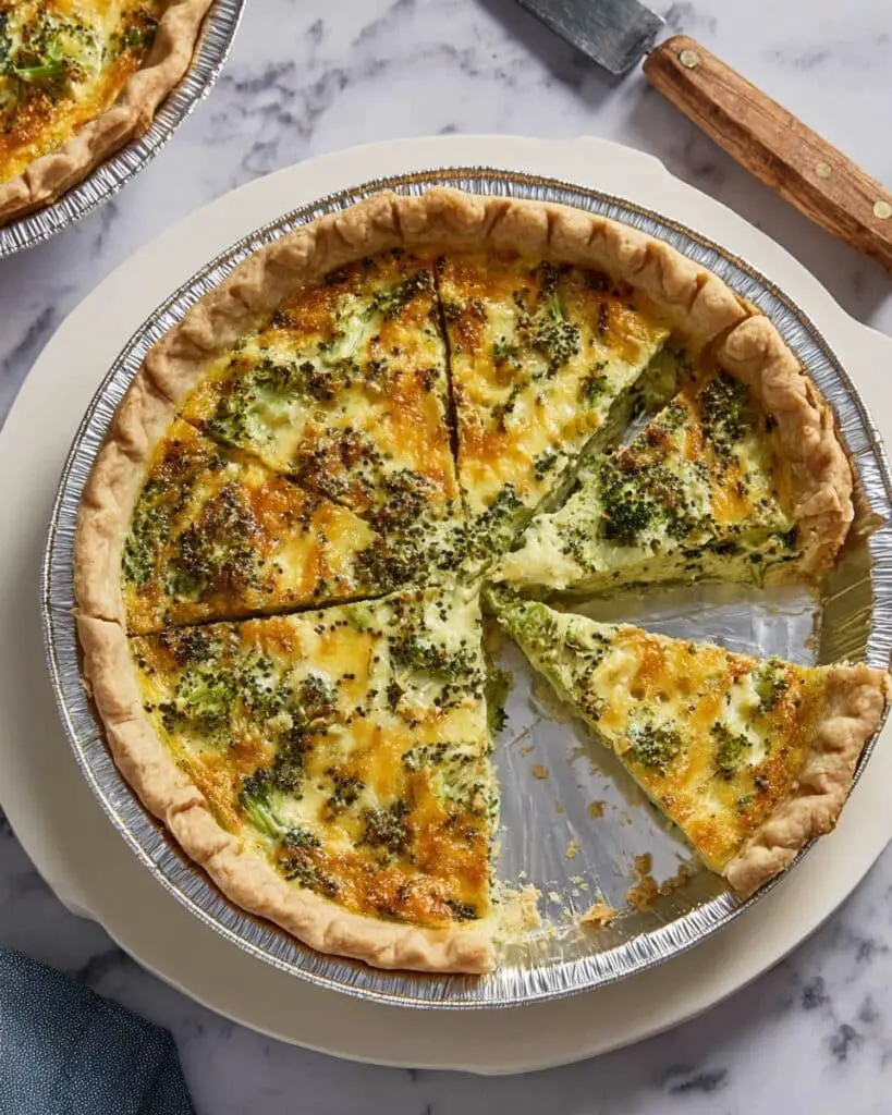 Broccoli and Cheese Quiche Recipe