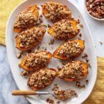 Twice Baked Sweet Potato with Pecans and Spices Recipe