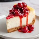 Cherry Cheesecake with Homemade Cherry Topping Recipe