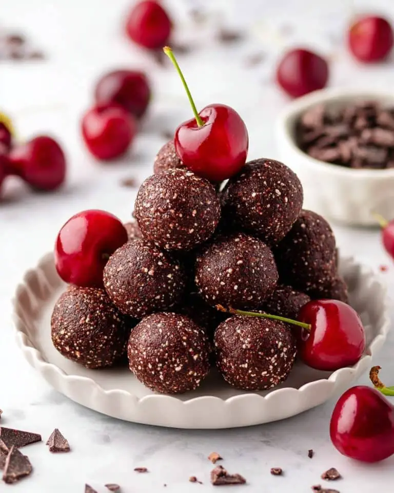 Chocolate Cherry Bliss Balls Recipe