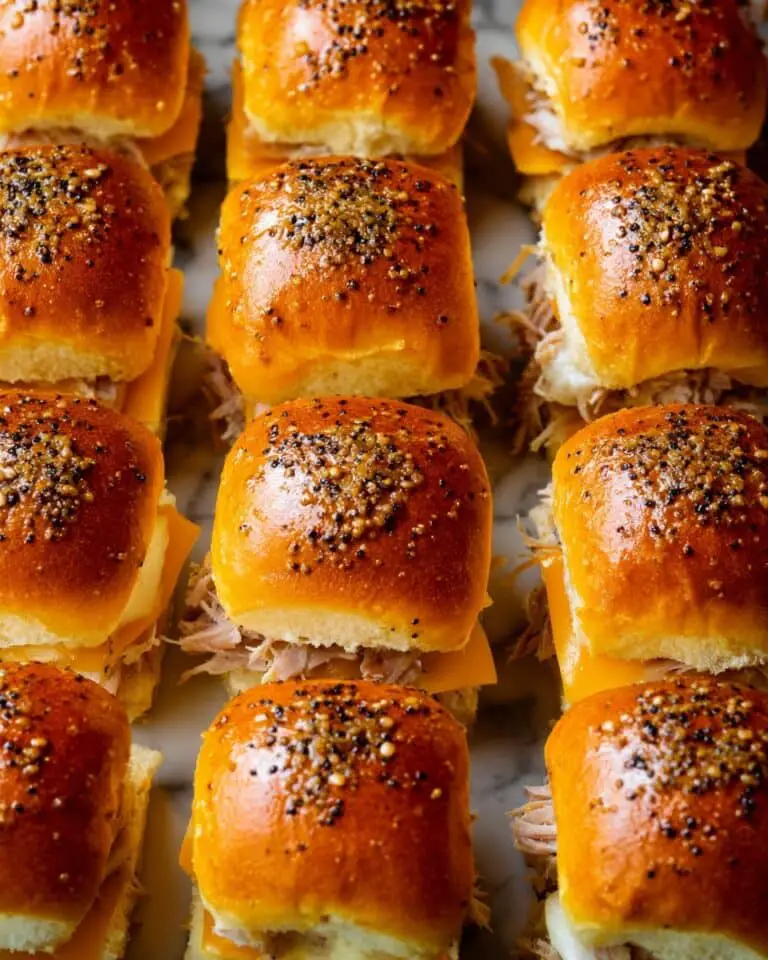 Baked Turkey Cheese Sliders Recipe