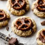 Chewy Chocolate Covered Pretzel Cookies Recipe