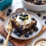 Lemon Blueberry Baked Oatmeal Recipe