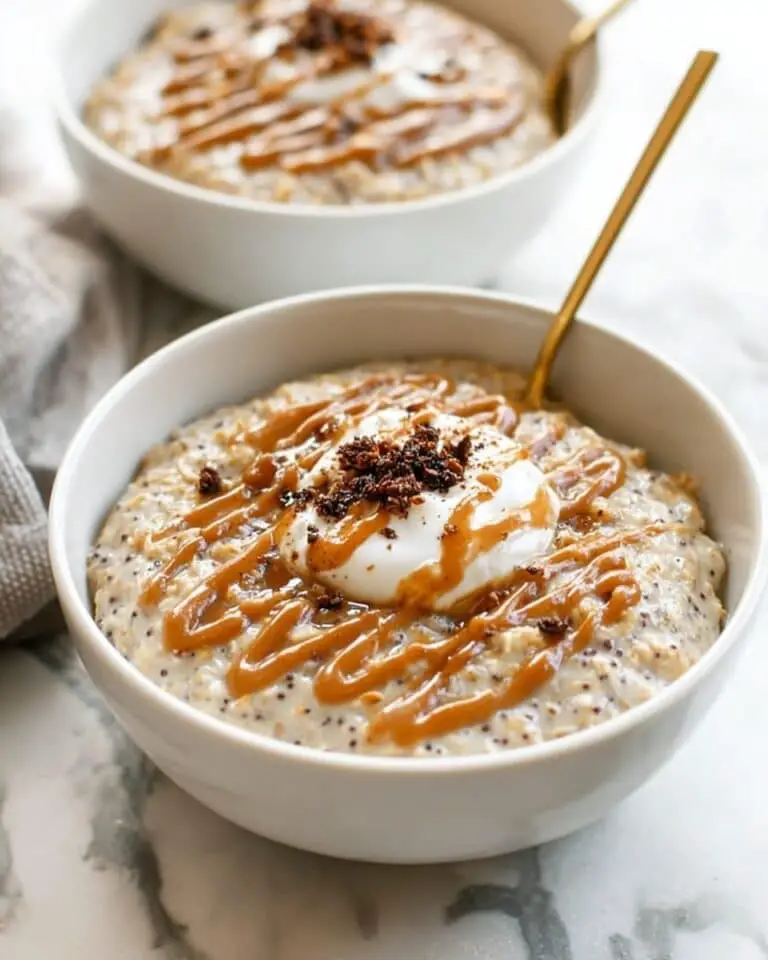 Coffee Overnight Oats with Date Caramel Recipe