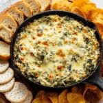 Cheesy Crab Spinach Artichoke Dip Recipe