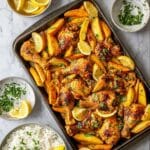 Roasted Chicken and Potatoes with Cilantro and Lemon Recipe