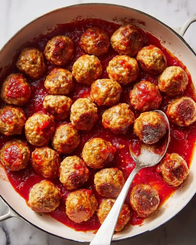 Cranberry-Glazed Turkey Meatballs Recipe