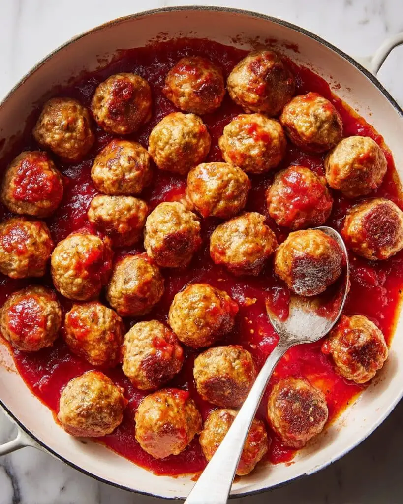 Cranberry-Glazed Turkey Meatballs Recipe