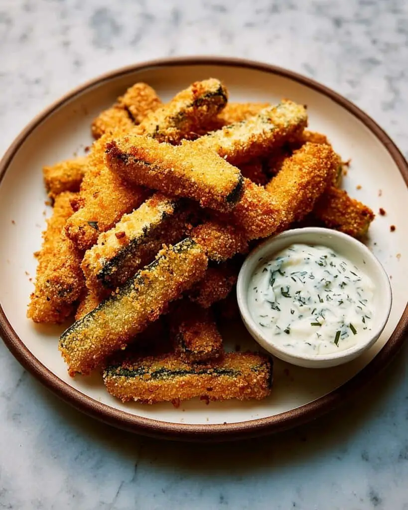 Crispy Fried Zucchini Recipe