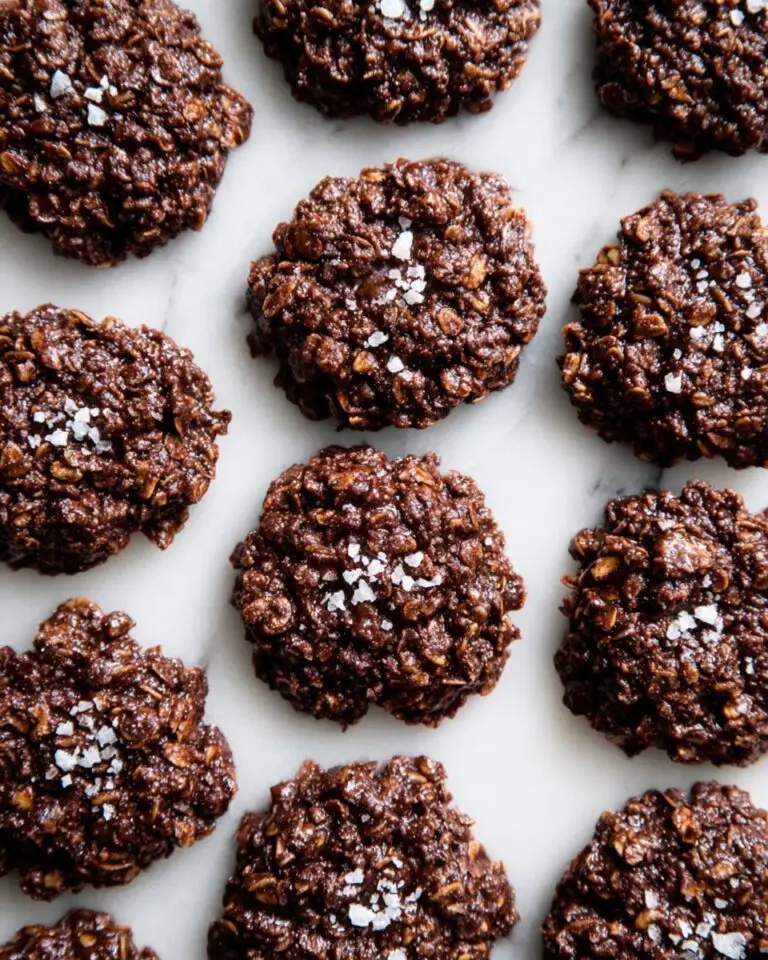 No-Bake Chocolate Oatmeal Peanut Butter Cookies Recipe