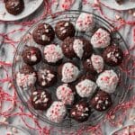 No Chill Mini Peppermint Bark Cookies Recipe
