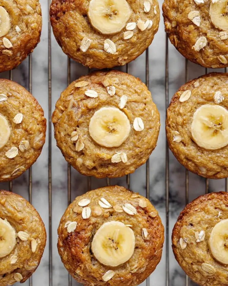 Banana Oat Flour Muffins Recipe