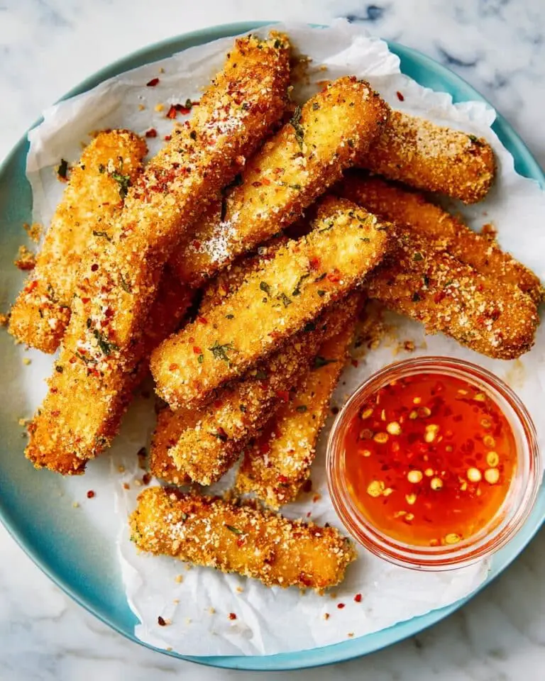 Air Fryer Halloumi Fries Recipe