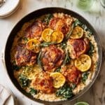 One Pot Lemon Chicken and Orzo Recipe
