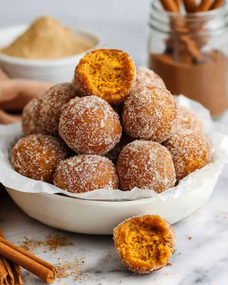 Mini Cinnamon Sugar Pumpkin Donut Muffins Recipe
