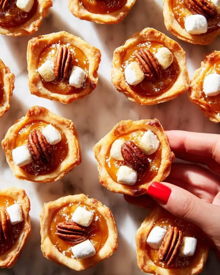 Sweet Potato Crescent Bites with Marshmallows and Pecans Recipe
