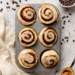 Peanut Butter Chocolate Chip Protein Cinnamon Rolls (Small Batch) Recipe