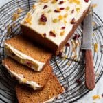 Gingerbread Loaf with Orange Zest and Cranberries Recipe