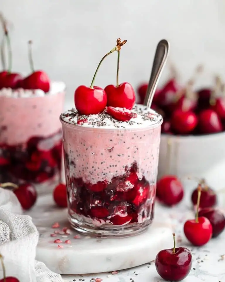 Cherry Overnight Oats Recipe