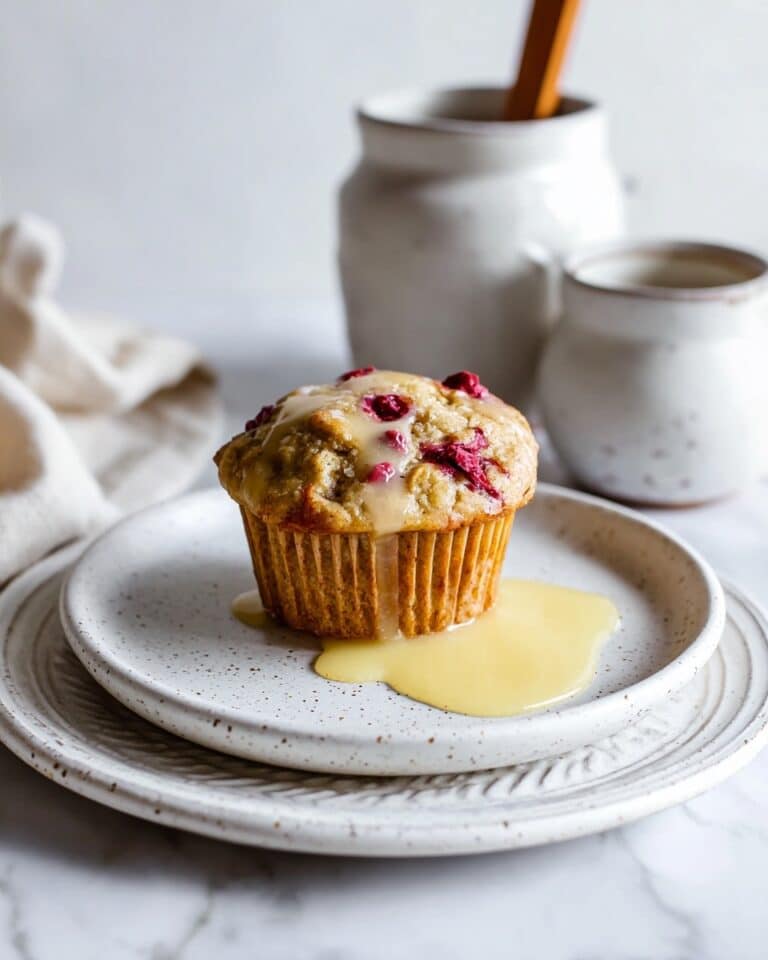 Cranberry Muffins with Orange Glaze Recipe