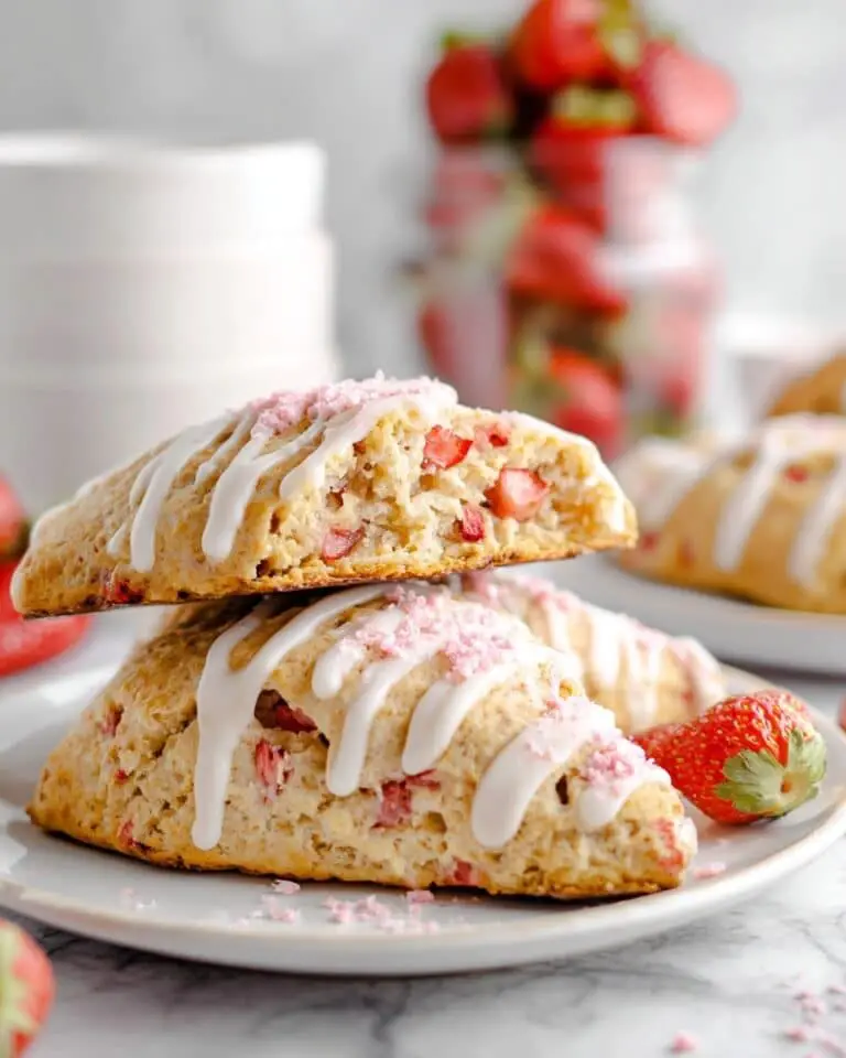 Strawberries & Cream Scones Recipe
