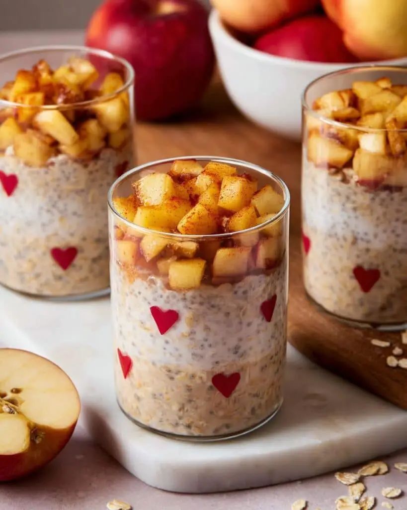 Warm Apple Pie Overnight Oats Recipe