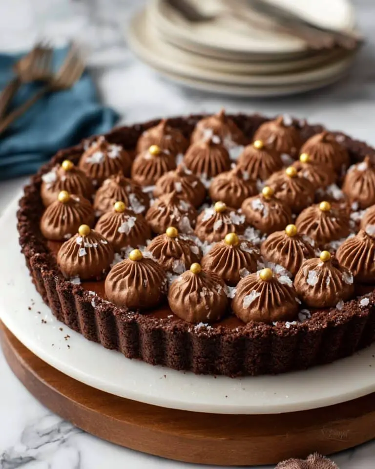 No-Bake Salted Caramel Chocolate Tart Recipe