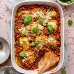 Baked Ravioli Casserole with Spinach Recipe