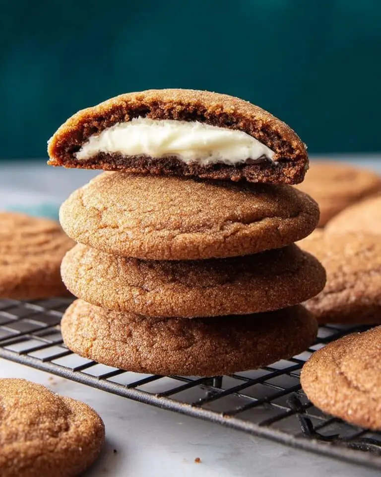 Gingerbread Cheesecake Cookies Recipe