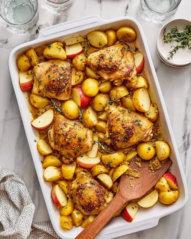 Sheet Pan Honey Dijon Crispy Chicken Recipe