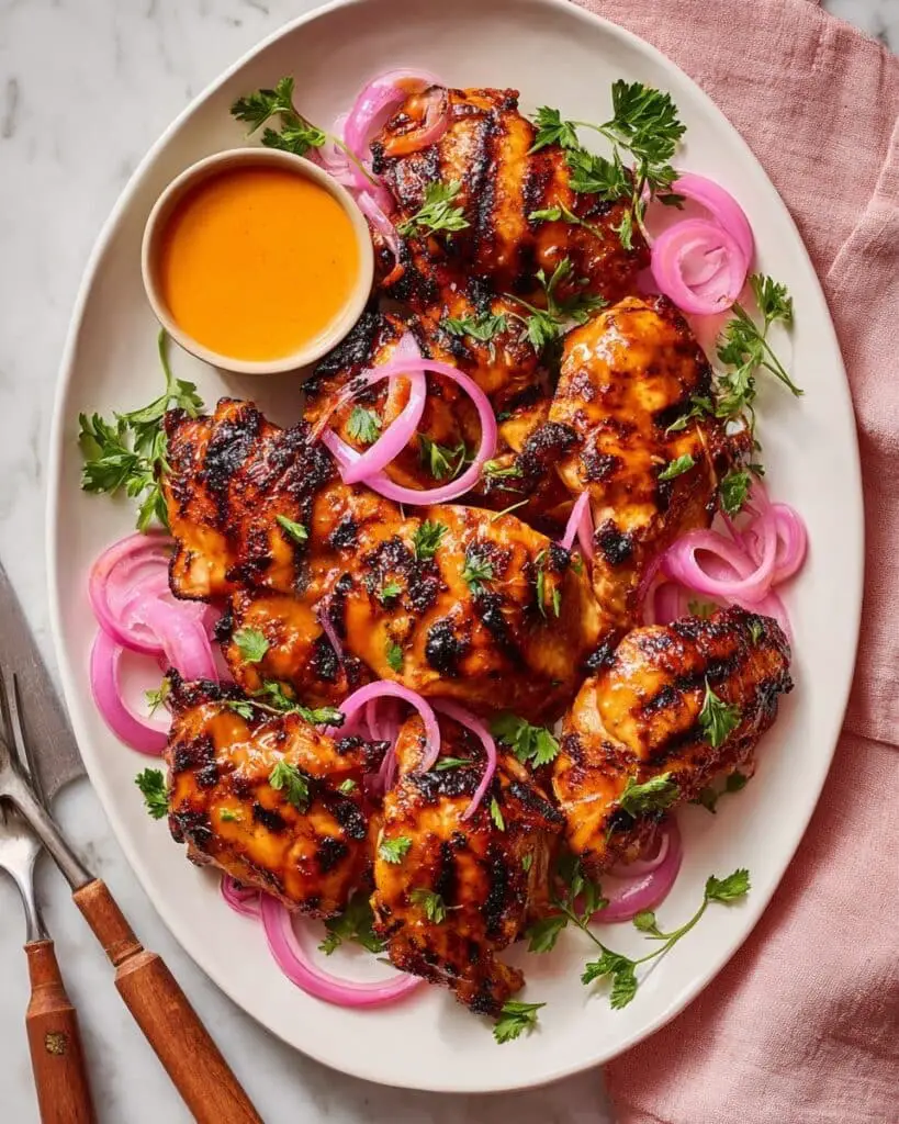 Honey Harissa Chicken Thighs Recipe