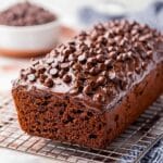 Chocolate Pound Cake with Chocolate Ganache Drizzle Recipe