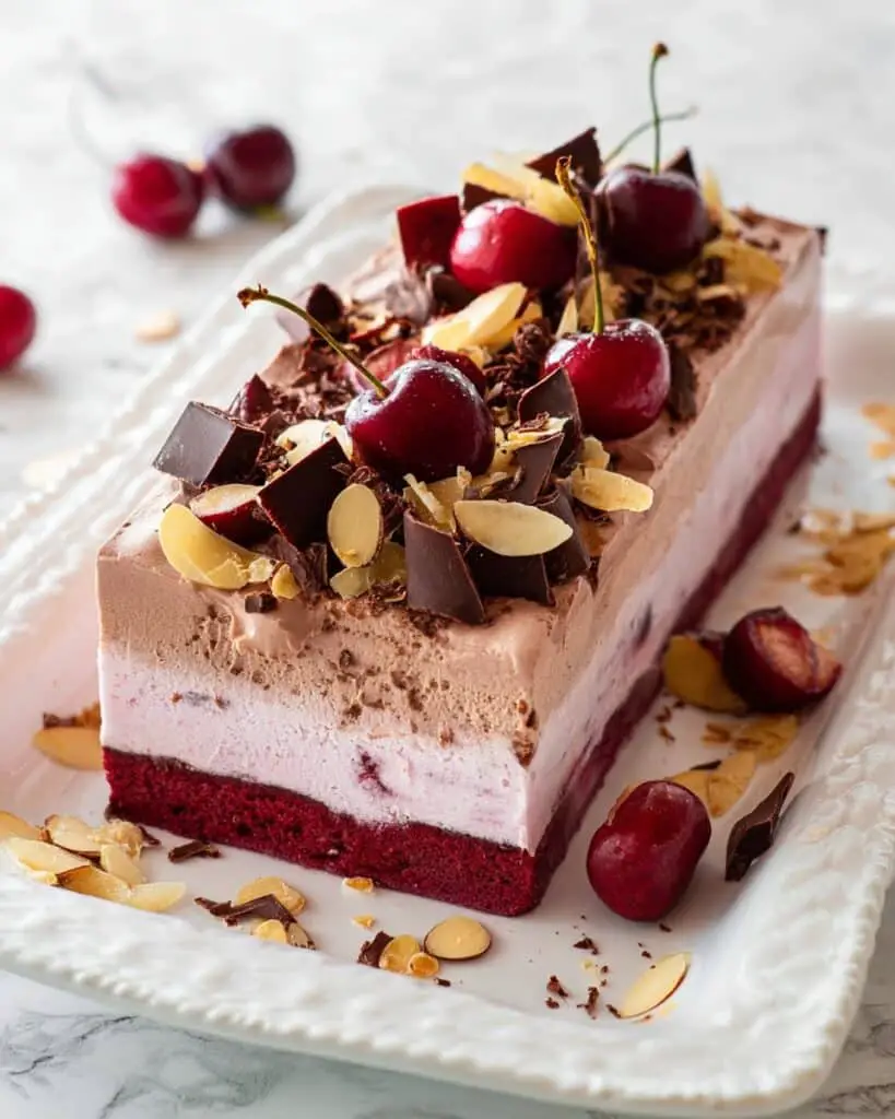 Cherry Chocolate Frozen Parfait Recipe
