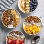 Easy Yogurt Granola Bowls (4 Ways!) Recipe