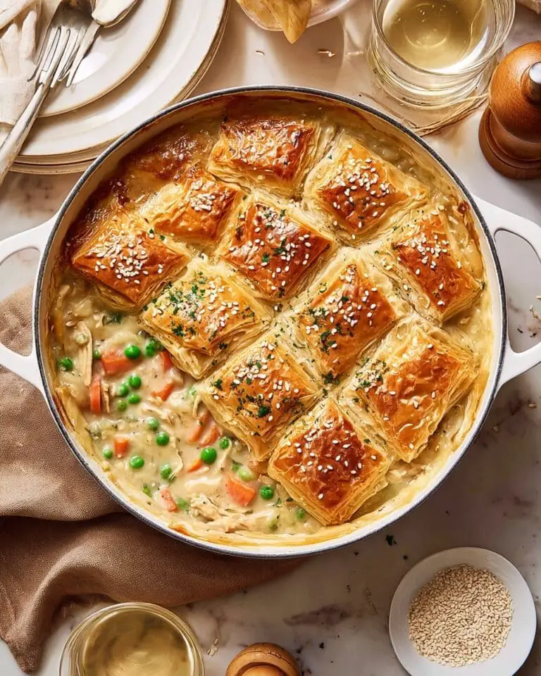 One Skillet Chicken Pot Pie Recipe