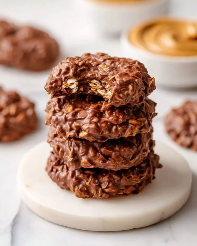 No-Bake Chocolate Peanut Butter Cookies Recipe