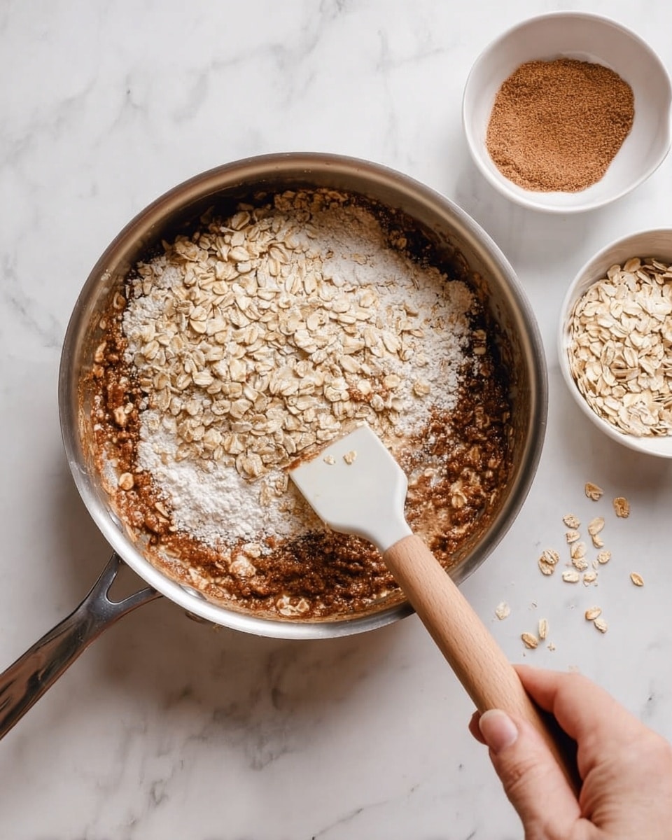 There are twelve round chocolate cookies with visible oats mixed in, arranged in a 4x3 grid on white parchment paper. The parchment paper is laid on a silver baking tray, which sits on a white marbled surface. The cookies have a shiny, slightly rough texture from the oats and chocolate, appearing soft and moist. photo taken with an iphone --ar 4:5 --v 7