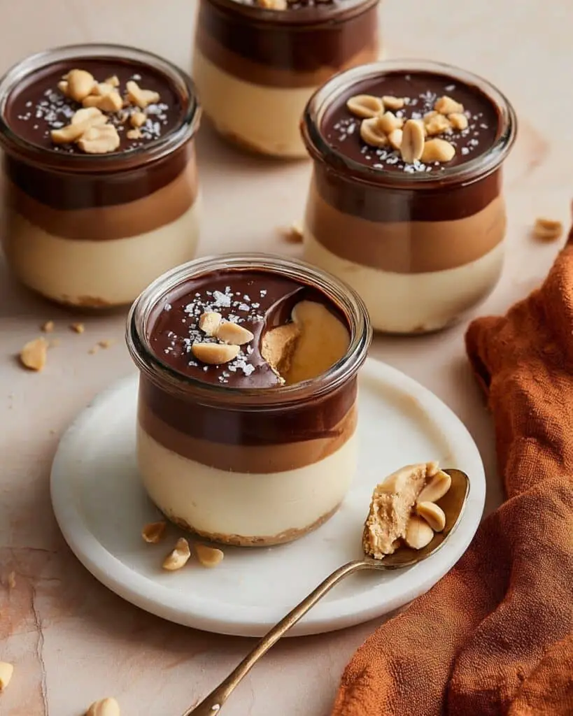 Snickers Mousse Cups Recipe