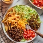 Burger Bowls with Caramelized Onions and Secret Sauce Recipe