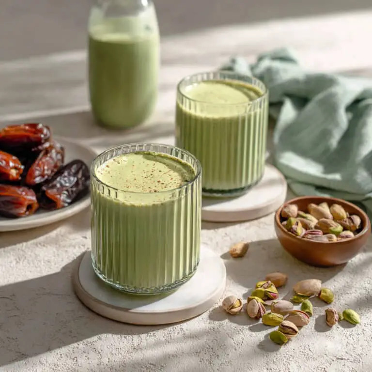 Homemade Pistachio Milk with Dates Recipe