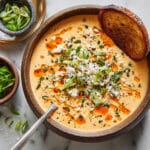 Cheddar Buffalo Cauliflower Soup Recipe